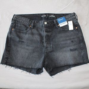 Old Navy High-Waisted Button-Fly OG Straight Shorts